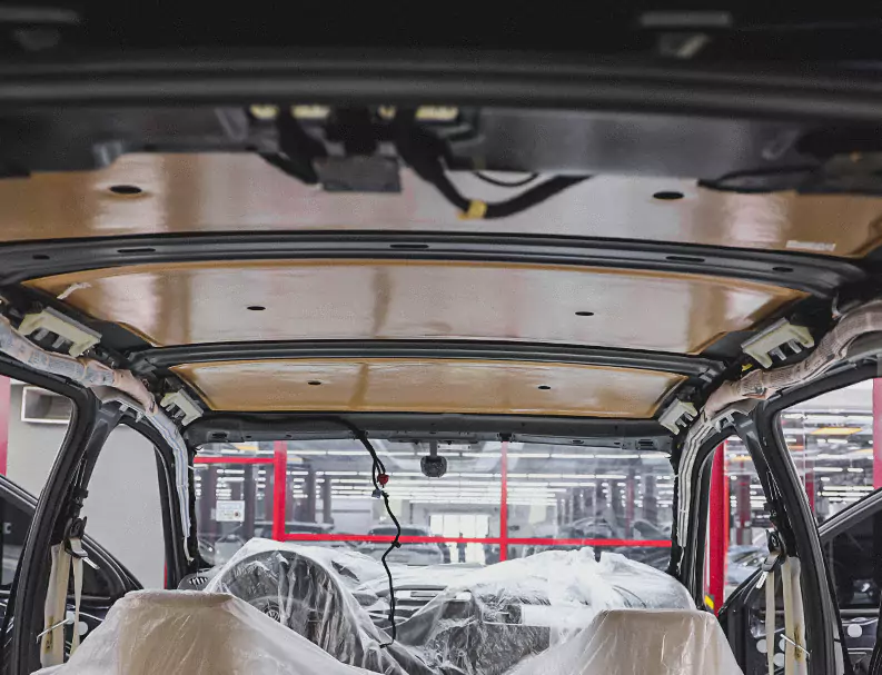 Car Roof Lining Repair Process