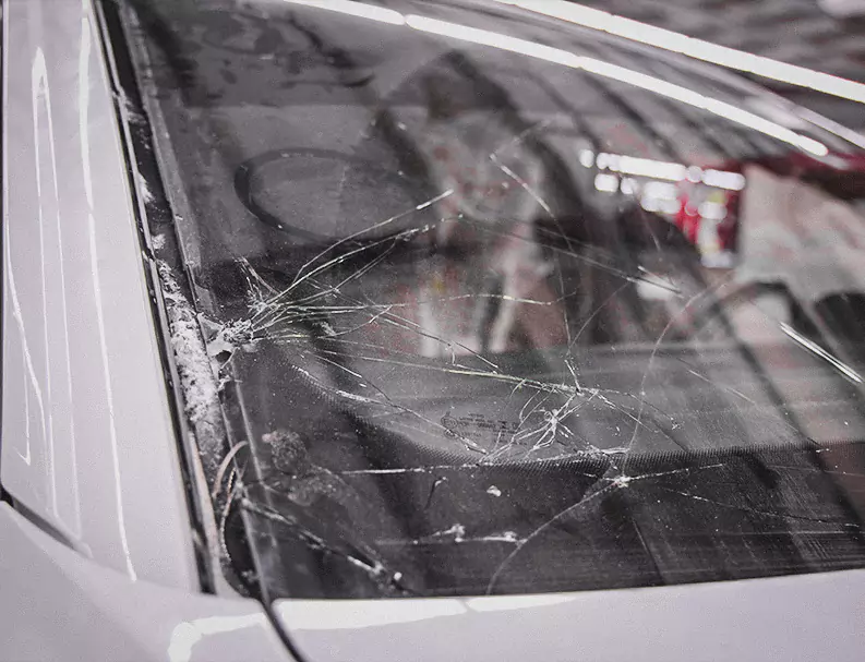 Broken Wind Screen
