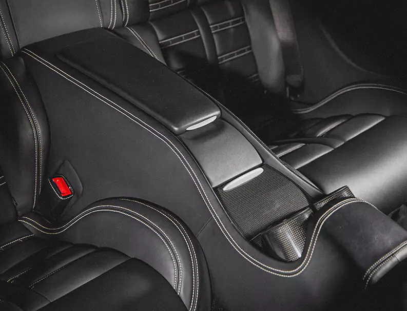 Car Front Seats and Arm Rest After Cleaning
